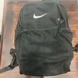 Nike Classic Black Mesh Backpack